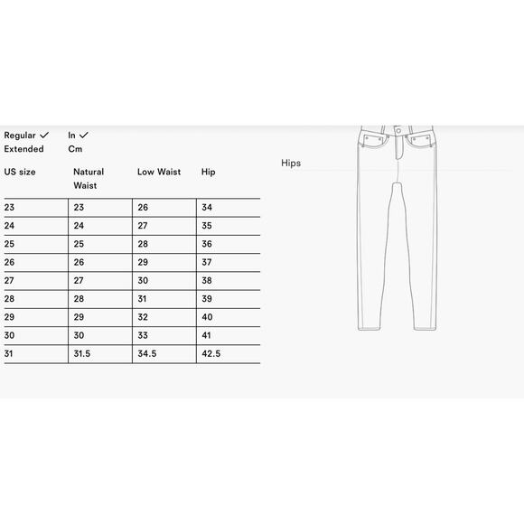 Reformation Liza High Rise Button Fly Straight Leg Jeans Malta 29 NWT - Picture 7 of 12